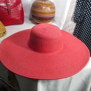 SEXY PINK HAT, 20" ACROSS, SIZE 7.5"